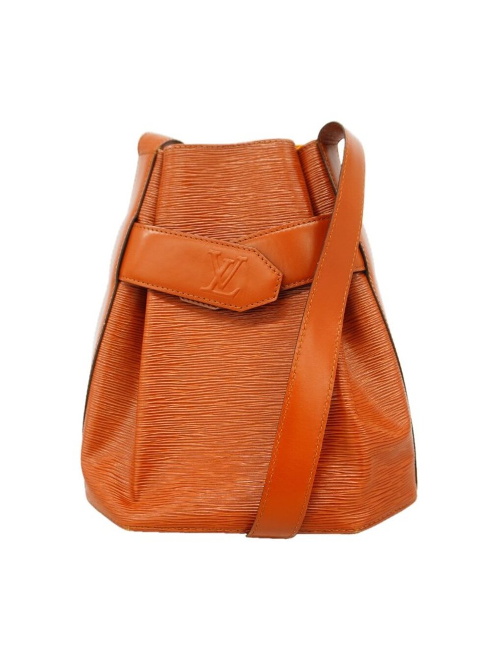 Louis Vuitton Shoulder Bag Epi Sac D'epaule PM Kenya Brown